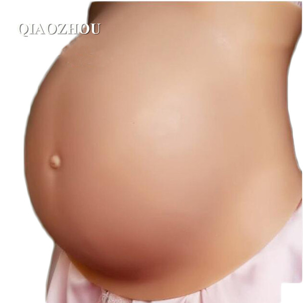 realistic silicone belly fake baby bump for false pregnancy big 7900g 15.5 cm high