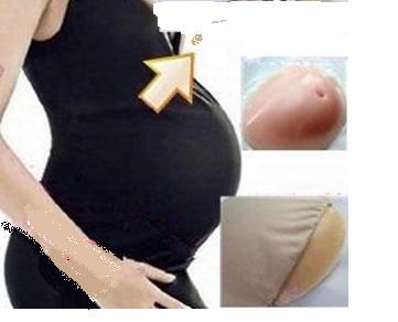 2017 artificial pregnancy largest one 2~10 month pregnant fake belly ,silicone belly for false pregnant and actors different sizes