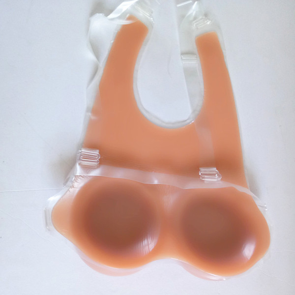 Normal Size Silicone Breast Form Fake False Boobs 600g to 2400g Brown Nipple Crossdresser Love Transexual Goods