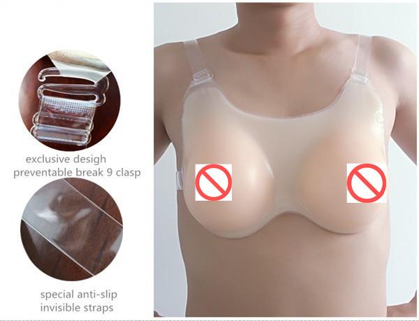 LIZ Realistic Silicone Breast From Artificial Boob Enhancer Sexy Bust False Chest Tit for Crossdresser Transgender