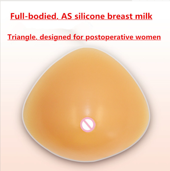 2019 Silicone breast prosthesis with triangular concave base is suitable for soft skin after breast surgery