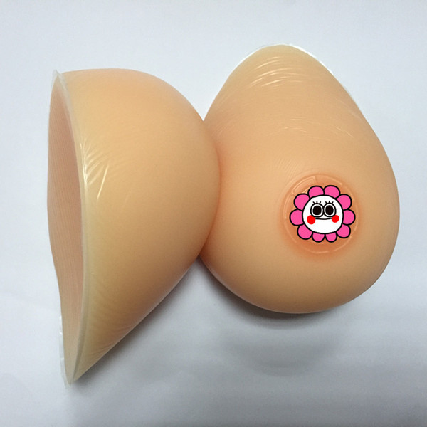 LIZ High Quality Silicone Crossdress Breast Form Big Bust Form Breast Pads Artificial Fake Breast Form 1 Pair