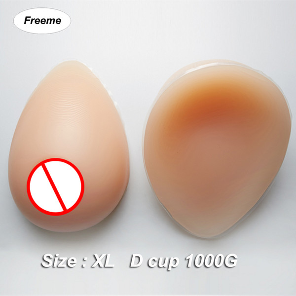 Freeme fake boobs silicon breast forms 1000G pair D cup crossdresser siliconen borsten faux seins pour travesti realiste silicon-form