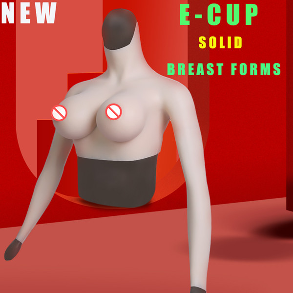 E-cup breast forms with arm pseudomamma drag queen silicone boobs cross dressing transvestism female vagina Breast enlargement