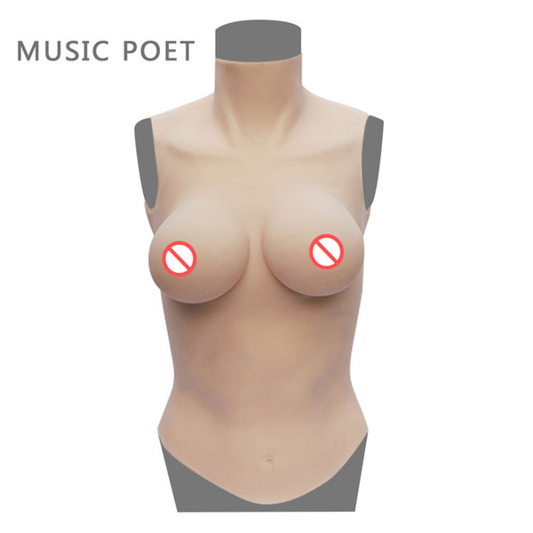 D cup Silicone Breast Forms for Mastectomy Woman Breast enhancer Making Body Balance Artificial Boobs Chest for crossdresser