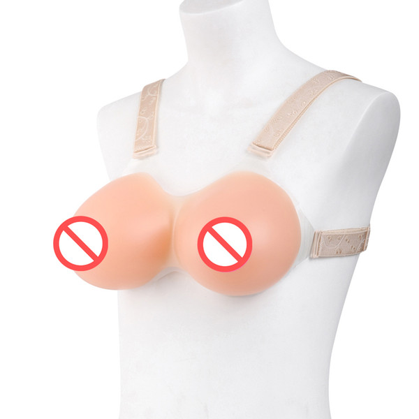 Party Ball Use Cross Dresser Breast Cancer Breast Lift Enhance Enlarge Use Silicone Hollow Bust Form Pad Fake Breast With Straps