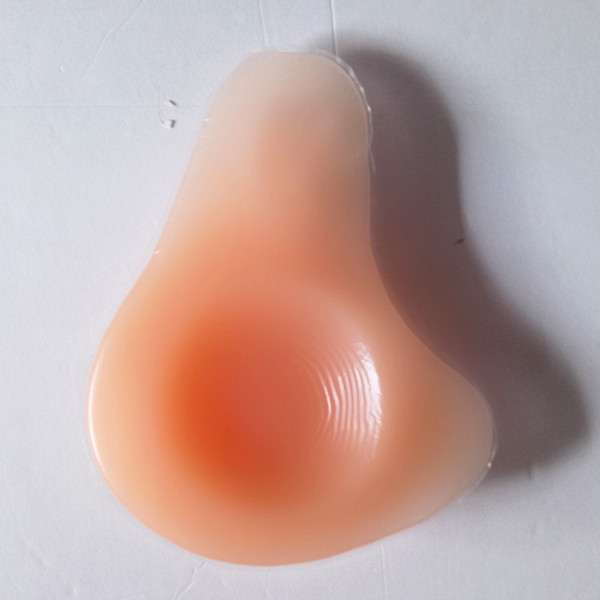 Right Side Lengthened Shape Silicone Fake Boobs Beautiful Ladies Breast Forms Protect the Armpit for Breast Cancer Women