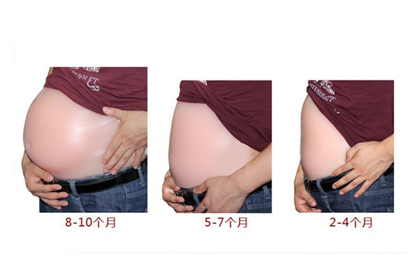 silicone belly pregnant belly 1000/1500g 2-5 month comfortable realistic ,fake belly for false pregnancy for coaplay 2016