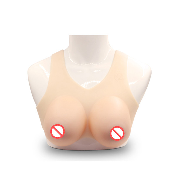 Free Shipping Newest Product Cosplay Fake Breasts Pseudonym Large Silicone Simulation Men's Conjoined CD Dress 900-1600g/pair