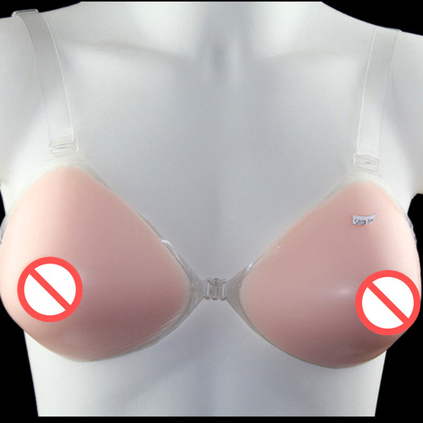 free shipping triangle-shaped straps on nude silicone breast nipple breast forms 800g for CD,TG,TS wholesale