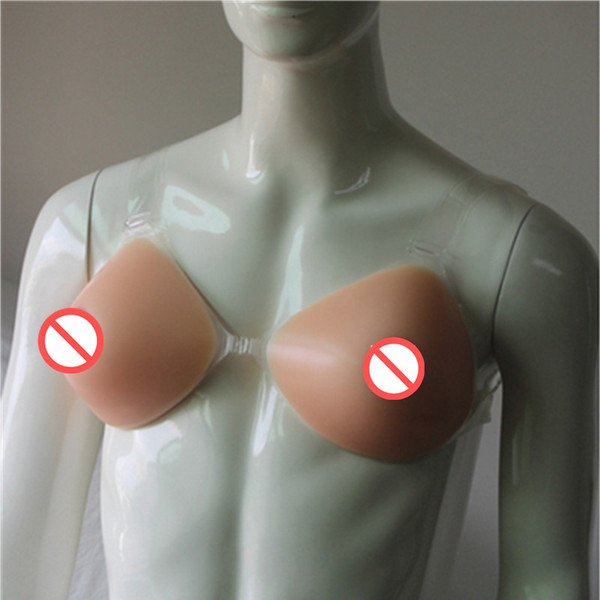 Triangle Type Silicone Breast Forms For Men Crossdresser Or Transgender Silicone Fake Breast Form Artificial Silicone Breast Prosthesis