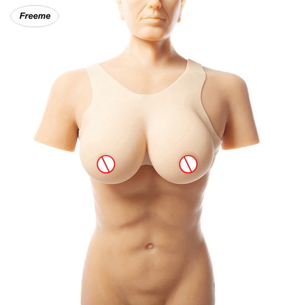 Freeme silicon breast form fake boobs for crossdresser Artificial Boobs Enhancer shemale Transgender A B C D E EE F cup Silicone breasts