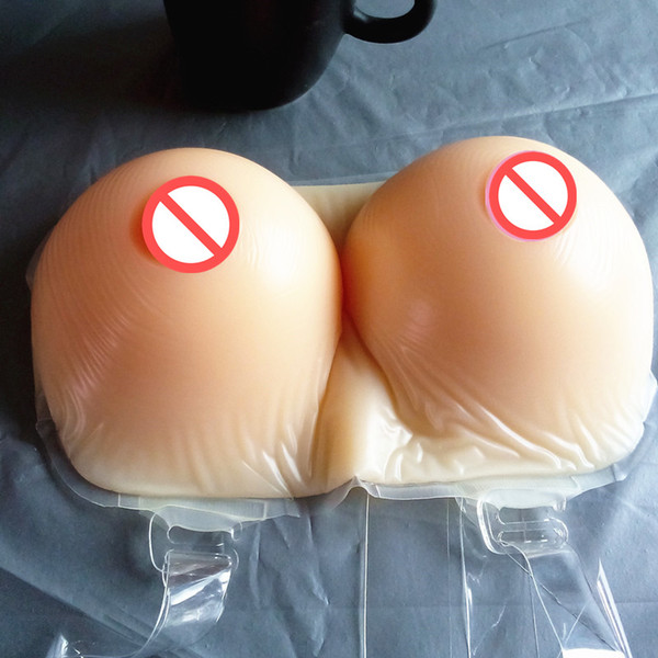 free shipping !!!Party dress extremly huge breast 2000 g I cup newly design fake boobs enhancer for shemale