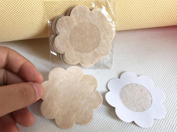 Factory Price! 20,000pcs(5pairs/pack) Womens Sexy Disposable Cubrepezon Nipple Cover Patch Breast Nipple Pad Petals