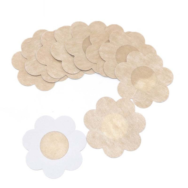 10000Pcs Invisible Strapless Backless Bra Pad Round/Flower/Heart Shape Cleavage Enhance Nipple Stickers Pasties Nipple Cover Breast Petals