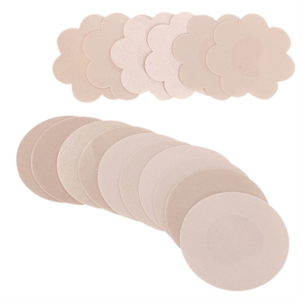 Women's New Nipple Covers Pads Patches Self Adhesive Wedding Party Dress Disposable Comfort Breast Petals Chest Paste Bra Cove