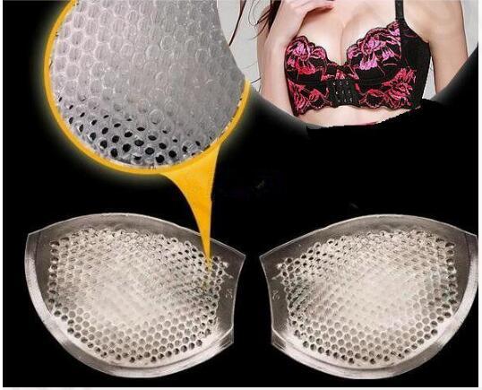 Invisible Wedding Breast Petal thickening Accrescent Breathable Silica Gel Underwear Bra pad Insert DHL Fedex Free Shipping