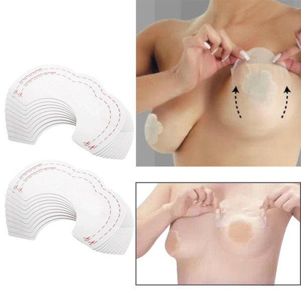 Silicone invisible bra stickers female wedding dress with small chest gathered thickening on the nipple paste thin section ultra-thin