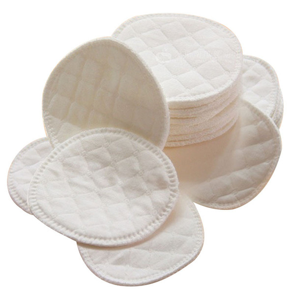 3 layers cotton Reusable Breast Pads 2018 Nursing Waterproof Organic Plain Washable Pad Baby Breastfeeding Accessory