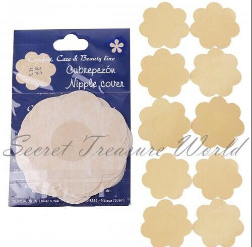 2019 Women One time Cubrepezon Nipple Cover Patch Breast Nipple Pad Petals Breast Nipple Pad Sin bra Breast Pad Petals