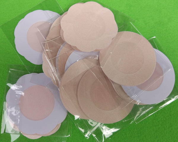 Women One time Cubrepezon Nipple Cover Patch Breast Nipple Pad Petals Breast Nipple Pad Sin bra Breast Pad Petals Single pair of packaging