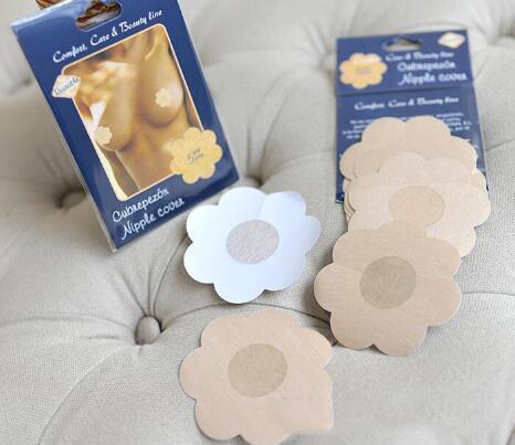 Invisible Breast Nipple Cover Sticker Body Breasts Stickers Flower Disposable Paste Anti Emptied The Chest Paste Bra Cover D0137