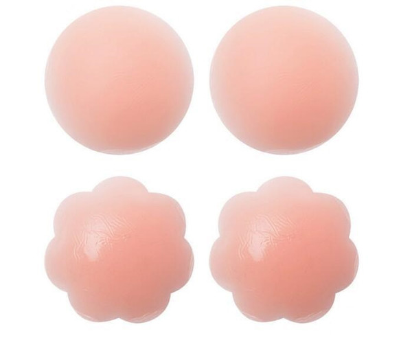 New Invisible Bra Breast Nipple Cover Silicone Breast Pad Skin Adhesive Reusable Bra Free Shipping wa4076