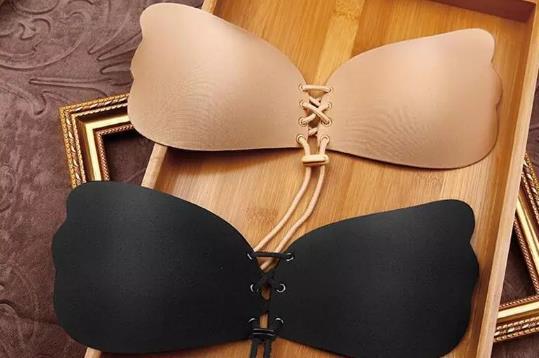 2018 Hot Sell Ladies Women Butterfly Push Up Bra Invisible Free Stick On Self Adhesive Front Bandage Lacing Bras Backless Strapless Lingerie