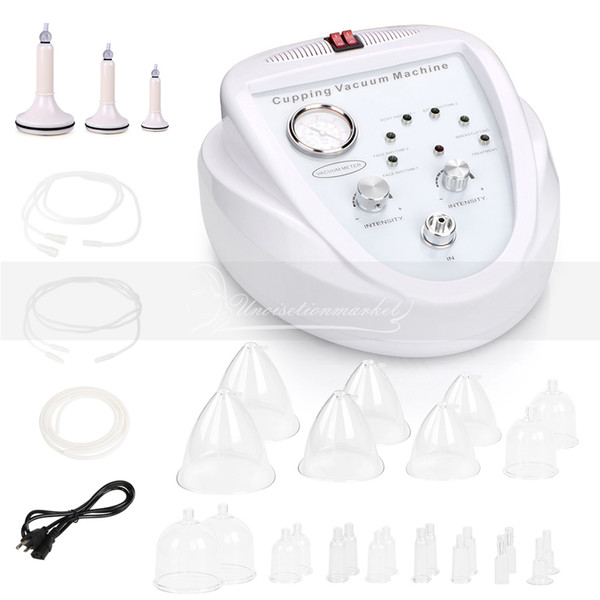 New Vacuum Therapy Body Face Massage Body Shaping Lymph Drainage Breast Lifting Enhancement Massage Beauty Machine