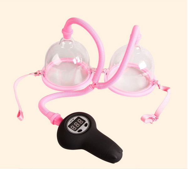 2017 hot Vacuum Suction Breast Enlarger Enhancer Breast Pump Dual Cup Bust Breast Enlargement Gear