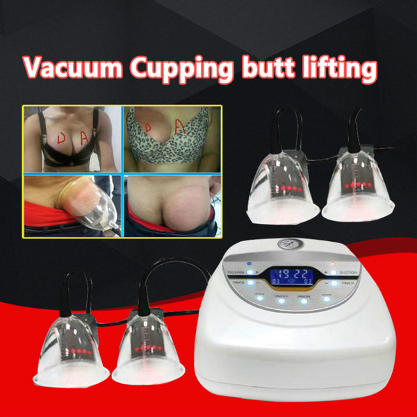 2019 Portable Breast enhancement equipment breast enlargement machine 3 size cups vaccum therapy massager CE/DHL