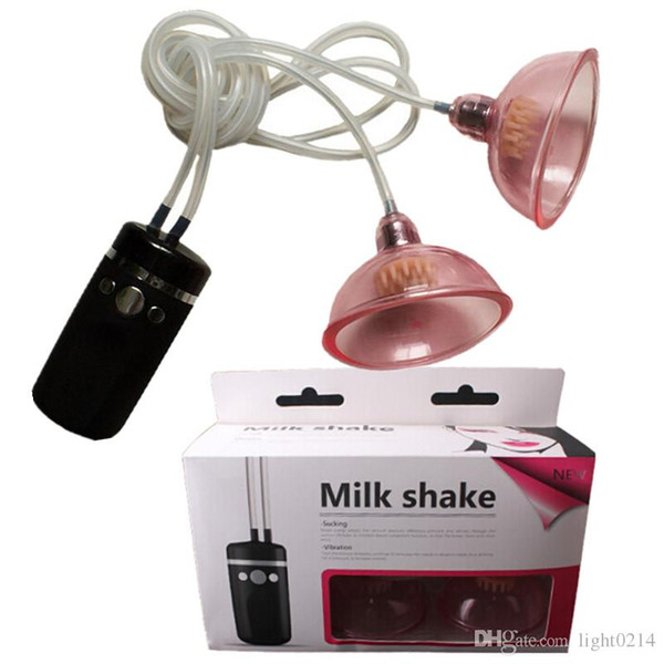 Hot selling Rogge Vacuum Suction Cup Breast Massage 10 Speed Breast Massager Nipple Vibrator Electric Breast Pump