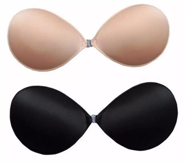 Silicone Push Up Bra Strapless Backless Self-Adhesive Gel Magic Stick Invisible Bra Women Front Closure Bras