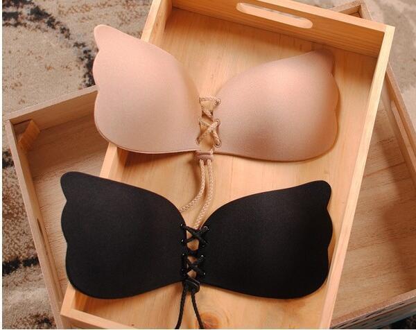 Women Adhesive Bras sexy invisible silicone bra push up silicone bra nipple covers silicone material bras