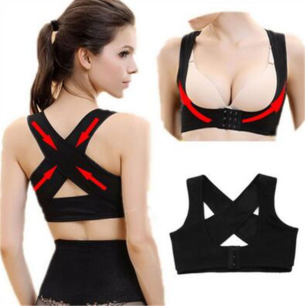 Women Ladies Adjustable Shoulder Back Posture Corrector Chest Brace Support Belt Vest Health Care Body Cheat Bust Shaper