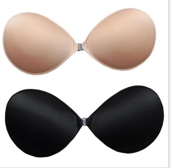 Silicone Push Up Bra Strapless Backless Self-Adhesive Gel Magic Stick Invisible Bra Women Front Closure Bras