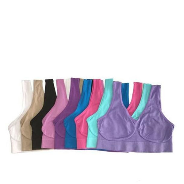 High Quality 9 Colors S-3XL Seamless Sports Fashion Push Up Bra Ahh Bra Shaperwear Seamless Sports Yoga Bra