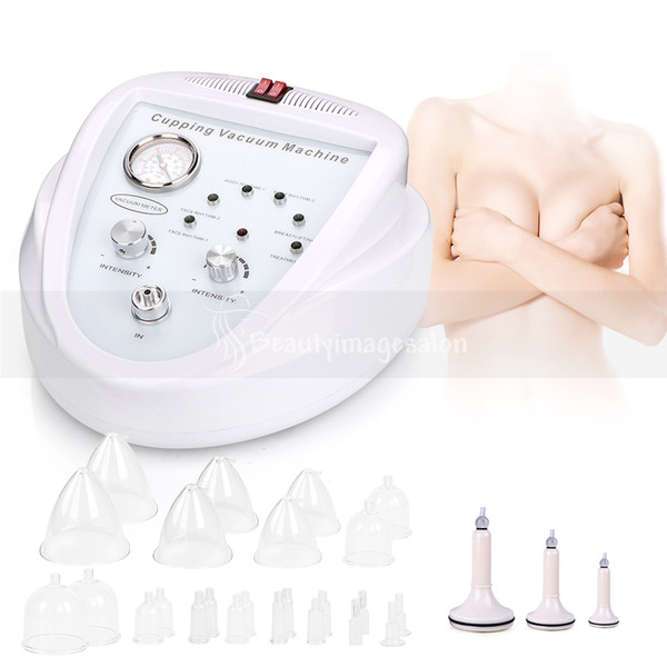 Hot listing Vacuum Massage Therapy Enlargement Pump Lifting Breast Enhancer Massager Bust Cup Body Shaping Beauty Machine