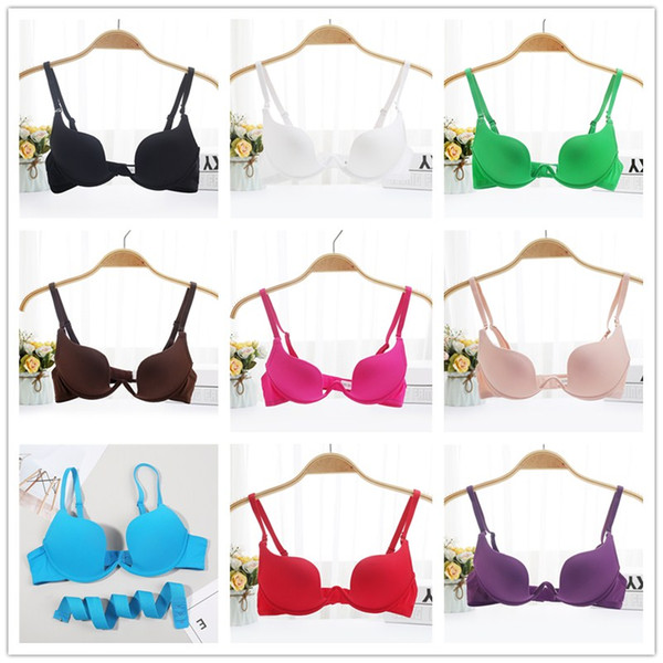 20pcs DHL Women Deep U bra foldable Low bust Push Up Lingerie U Bra Backless Women's Bras Intimates bras de mujeres la ropa interior