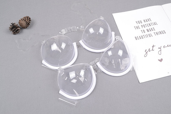 20pcs Newest Plastic Disposable Bra One Off Bra Clear Bra One Time Underwear DHL Free Ship