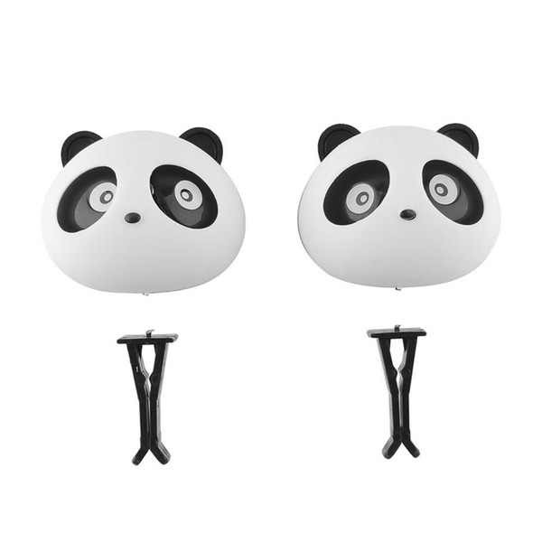 2 Pieces Cute Panda Car Air Freshener Perfumes 100 Original Auto Flavoring for Air Vent Decoration Car Smell Flavors Accessories