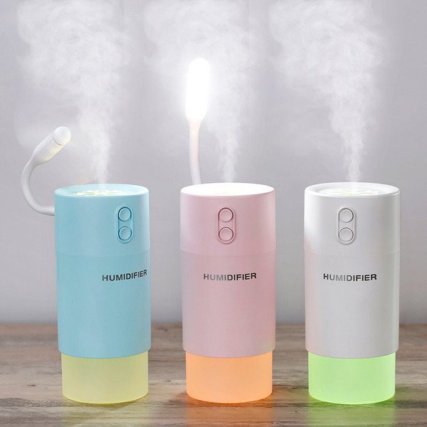 New creative snowflake humidifier home desktop three in one silent mini usb humidifier for health care