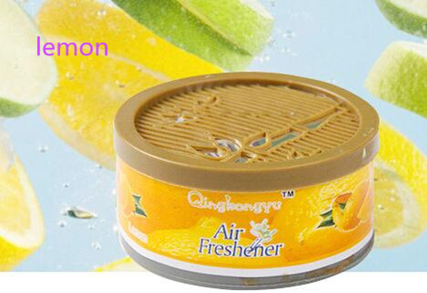 Dropshipping Gel Car Air Freshener Perfume 4 Different Deodorizing Scents Perfume Solid Fragrances for Home Office Deodorante Auto