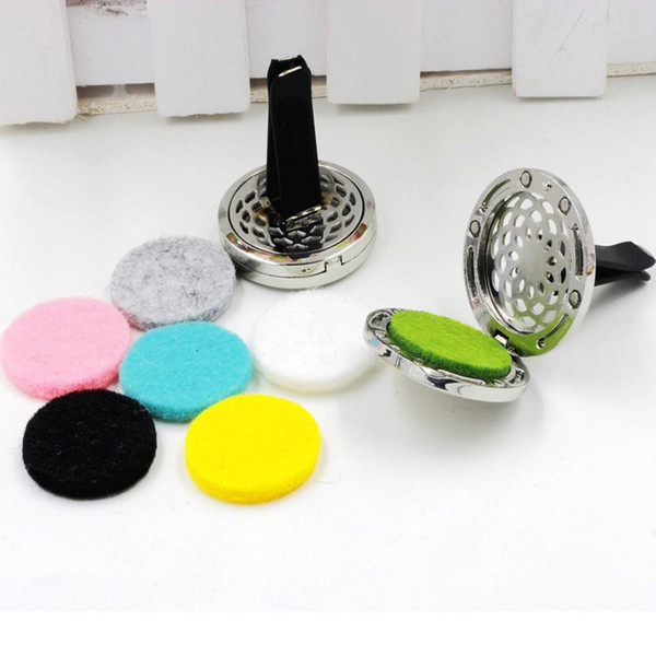 2017 10 Style Stainless Car Air Vent Freshener Essential Oil Diffuser Best Gift