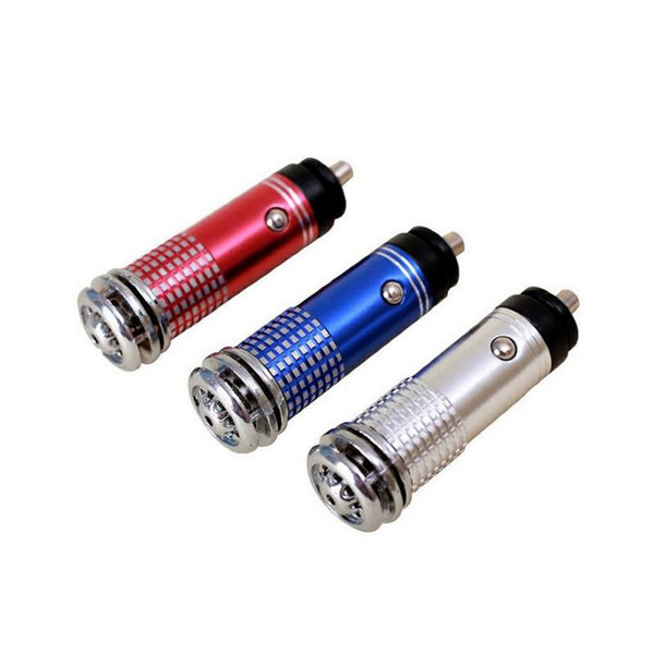 Mini Air Purifier Freshener New 12V Mini Auto Car Fresh Air Ionic Purifier Oxygen Bar Ozone Ionizer Cleaner ZA2129