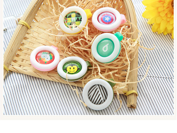 Safe Mosquito Repellent Bracelet Cartoon Colour Anti-Mosquito Wristband Non-toxic For Babys Children's Drive Midge Buckle Free Shipping