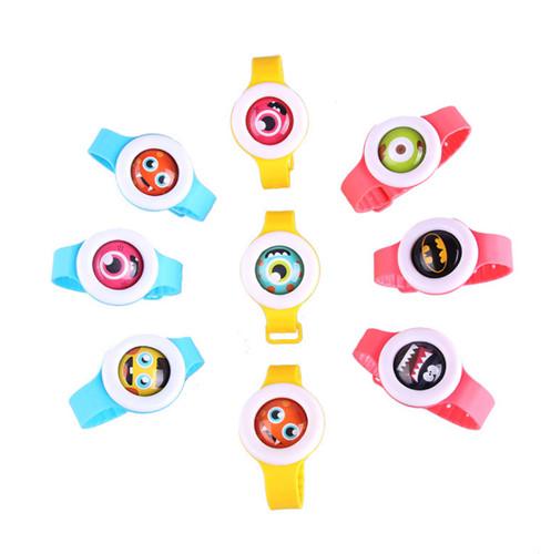 Summer New mosquito repellent Button Buckle Colorful Cartoon Cute Baby mosquito repellent Protection anti-mosquito bracelet E0002