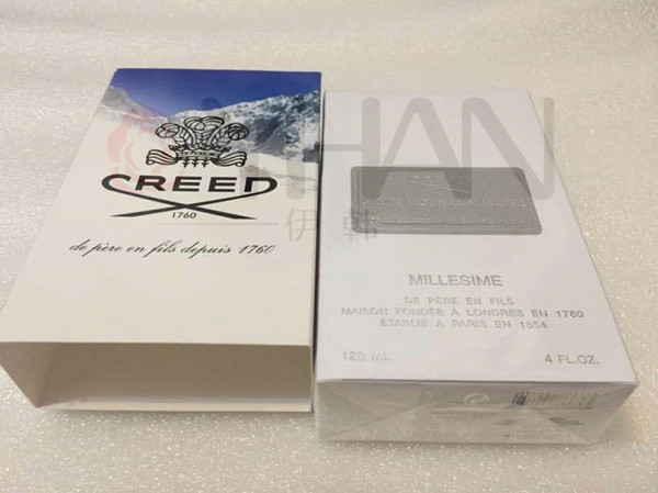 Hot perfumes brand cologne Creed sliver mountain water for men cologne 120ml with long lasting time good smell