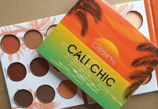 BRAND CALI COLLECTION by Beauty creations eyeshadow set CALI CHIC CALI GLOW 9 colors eye shadow palettes free shipping CZ90