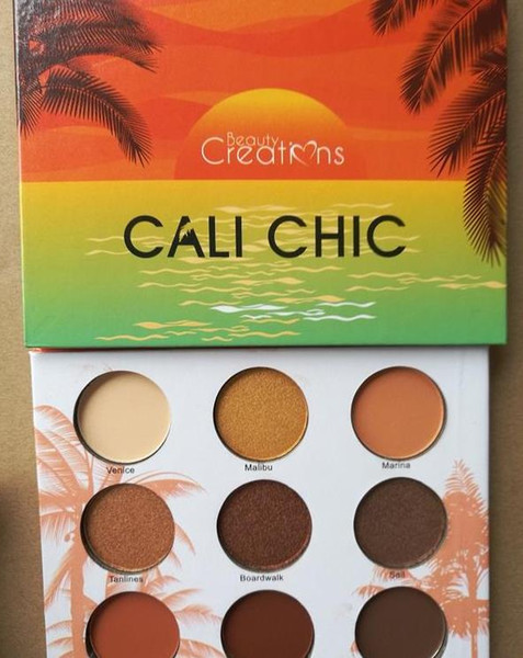 CALI COLLECTION by Beauty creations eyeshadow set CALI CHIC CALI GLOW 9 colors eye shadow palettes free shipping CZ90